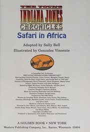 Tapa de Young Indy Safari In Africa (Golden Star Reader, Level 3)