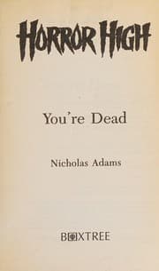 Tapa de You're dead