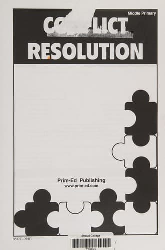 Tapa de Conflict resolution