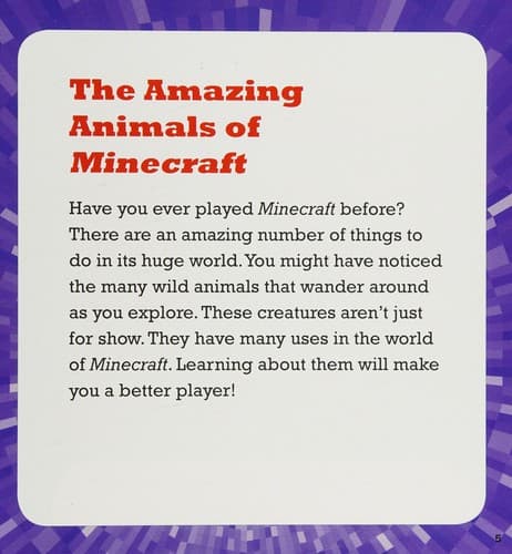 Tapa de Animals in Minecraft