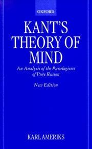 Tapa de Kant's theory of mind