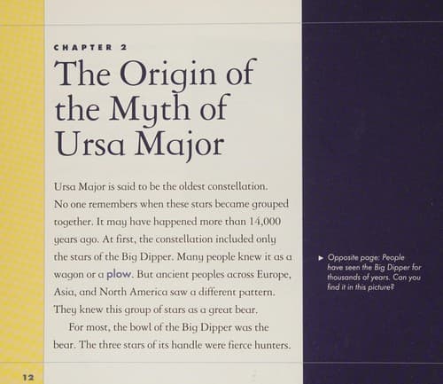 Tapa de Constellation Ursa Major