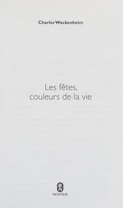 Tapa de Les fêtes, couleurs de la vie