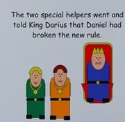 Tapa de Daniel in the lion's den