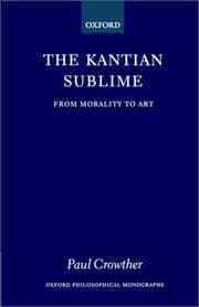 Tapa de The Kantian sublime