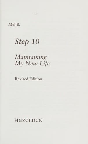 Tapa de A good tenth step