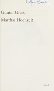 Tapa de Marthas Hochzeit