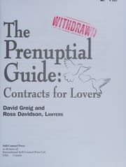 Tapa de Prenuptial Guide