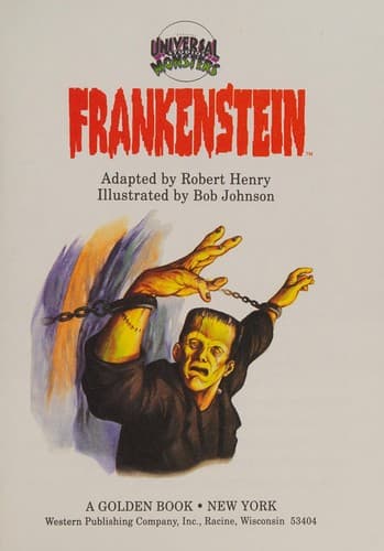Tapa de Frankenstein (Universal Studio Monsters)