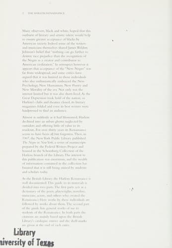 Tapa de The Harlem Renaissance
