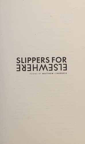Tapa de Slippers for elsewhere