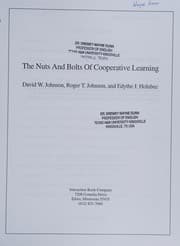 Tapa de The nuts and bolts of cooperative learning