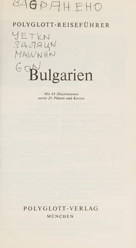 Tapa de Bulgarien