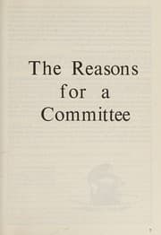 Tapa de Working on a committee