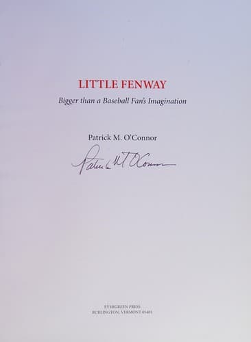 Tapa de Little Fenway