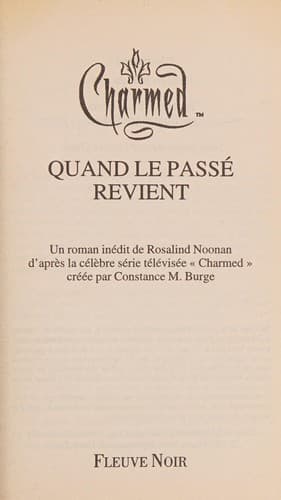 Tapa de Quand le passé revient