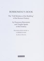 Tapa de Borromini's book