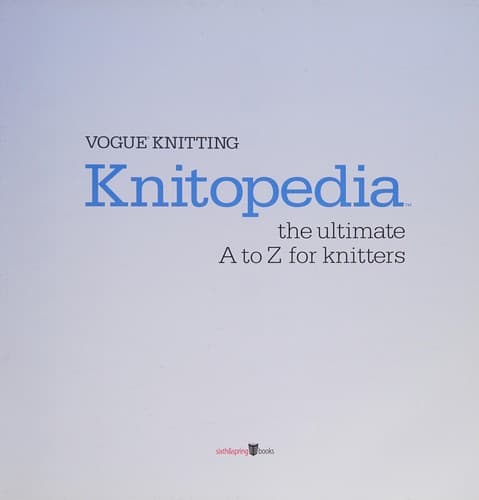 Tapa de Vogue knitting knitopedia