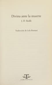 Tapa de Divina ante la muerte