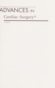 Tapa de Advances in Cardiac Surgery . Volume 8