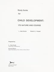 Tapa de Study guide for child development