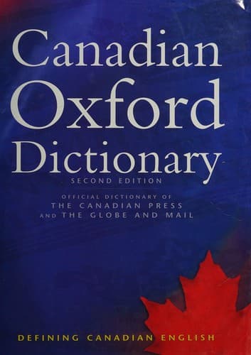Tapa de Canadian Oxford dictionary