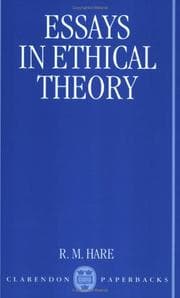 Tapa de Essays in Ethical Theory