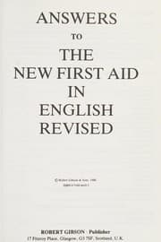 Tapa de New First Aid in English