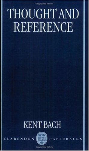 Tapa de Thought and Reference