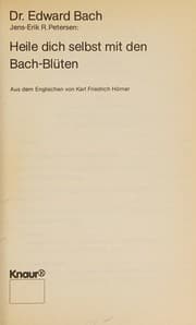 Tapa de Heile dich selbst mit den Bach-Blüten