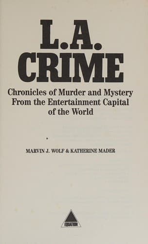 Tapa de L.A. crime