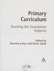 Tapa de Primary curriculum