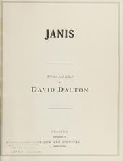 Tapa de Janis