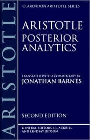 Tapa de Posterior Analytics