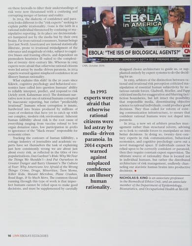 Tapa de Ebola's ecologies