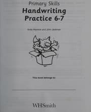 Tapa de Primary skills handwriting practice