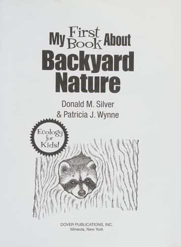 Tapa de My First Book about Backyard Nature