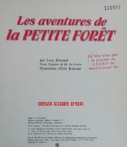 Tapa de Les aventures de la petite forêt