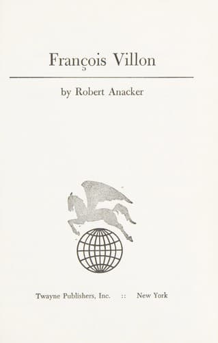 Tapa de François Villon