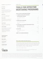 Tapa de Tools for Effective Mentoring Programs