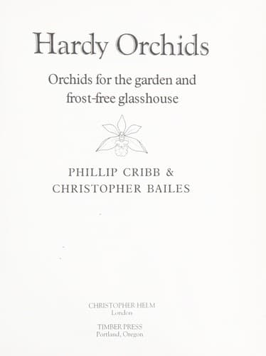 Tapa de Hardy Orchids