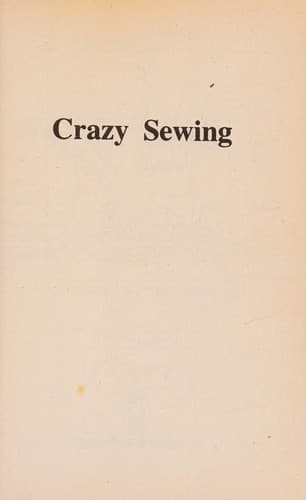 Tapa de Crazy sewing
