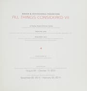 Tapa de All things considered VII