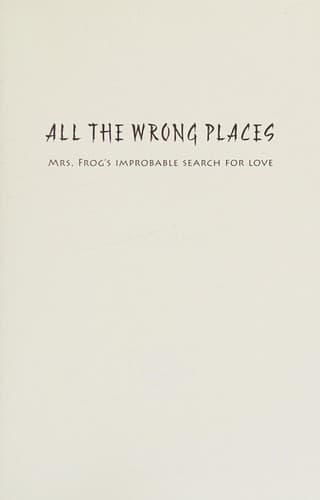Tapa de All the wrong places