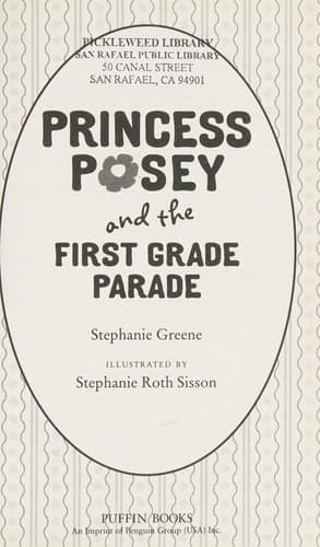 Tapa de Princess Posey and the First Grade Parade