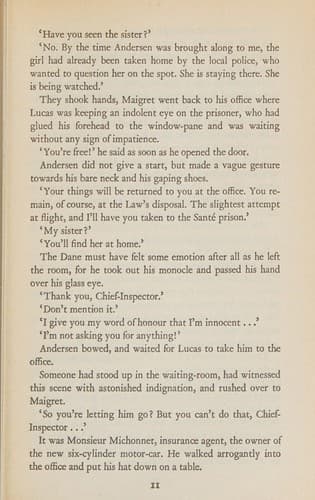 Tapa de Maigret at the crossroads