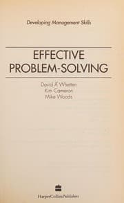 Tapa de Effective problem-solving