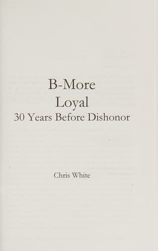 Tapa de B-more loyal