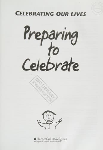 Tapa de Preparing to Celebrate