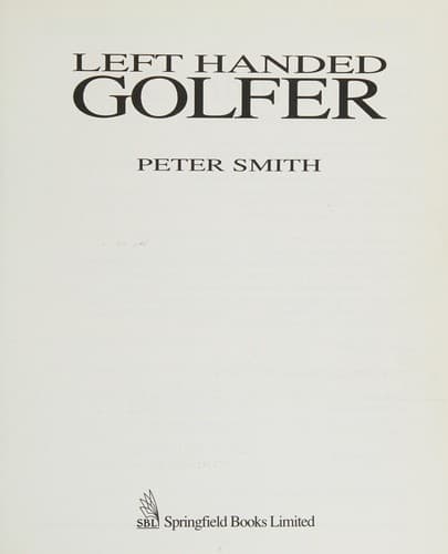 Tapa de Left Handed Golfer